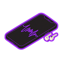 AH collect presaves from day zero smartphone with music playing and headphones Artist Hub iMusician