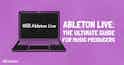 Ableton Live logo on laptop screen