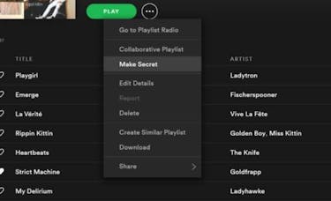 Spotify Guide Spotify Make Playlist Secret 1 Spotify Guide Spotify Make Playlist Secret 1