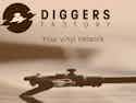 Vinilo con el logo Diggers Factory