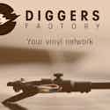 Vinyl mit Diggers Factory Logo Braun