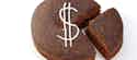 Digitaldollar 1600 a chocolate cake with a dollar symbol