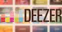 Logo Deezer Et Fond Flou Avec Catégories Playlists