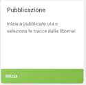 Pubblicazione Musica Inizia Ora Inizia a pubblicare musica pulsante verde