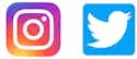 Logos de Instagram y Twitter