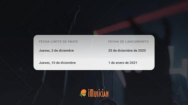 Plazos de fin de año para la distribución digital de música - iMusician Plazos de fin de año para la distribución digital de música - iMusician