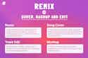 Remix vs cover mashup and edit iMusician