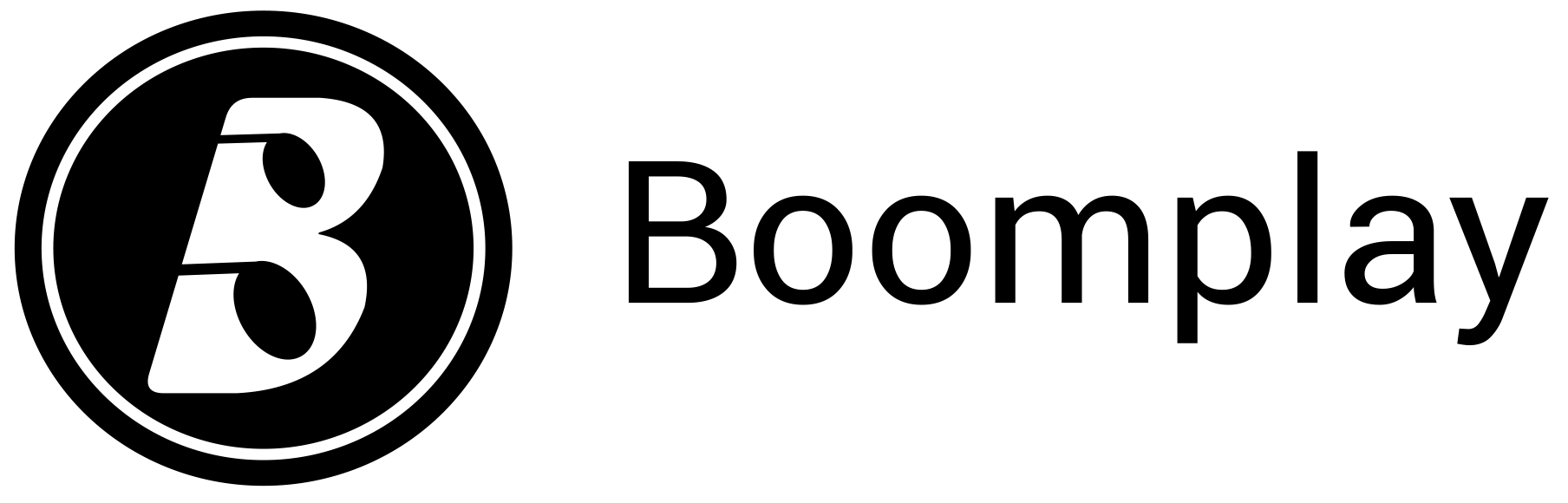 Boomplay Black Horizontal logo