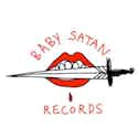 Logo Baby Satan records rosso bianco nero