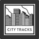 Logo City Tracks etichetta discografica bianco e nero