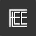 Logo Flee etichetta discografica bianco e nero