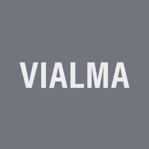 Vialma logo black white