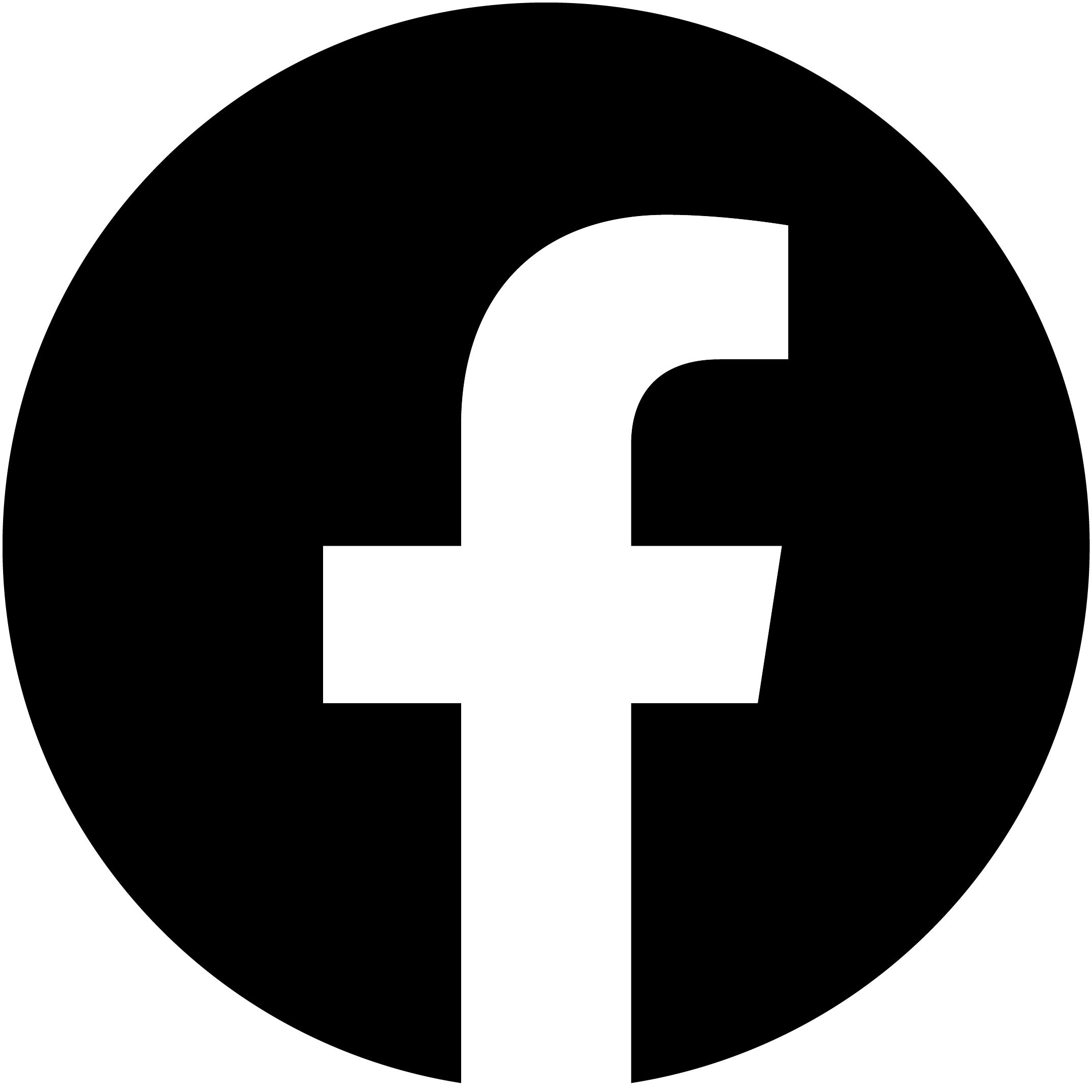 Black Facebook Logo